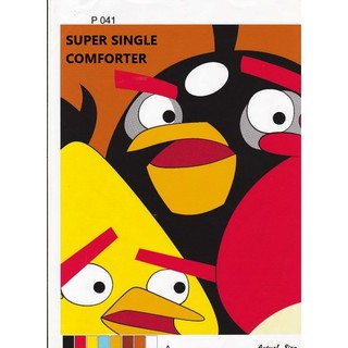 Set Super Single Bedsheet Comforter Angry Bird Music Shopee
