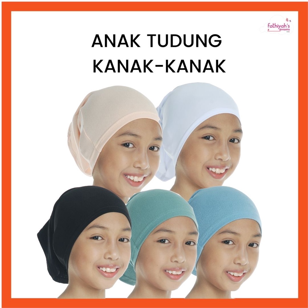 Ready Stok Anak Tudung Budak I Anak Tudung Kanak2 Moss Crepe I Inner Budak Sekolah