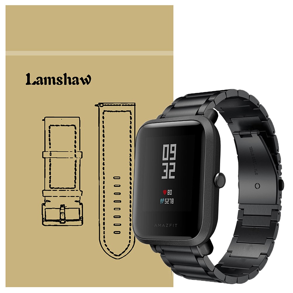 Compatible For Amazfit Bip S Band Lamshaw Stainless Steel Metal Replacement Straps For Compatible For Amazfit Bip S Amazfit Bip Lite Amazfit Bip Smartwatch Shopee Malaysia