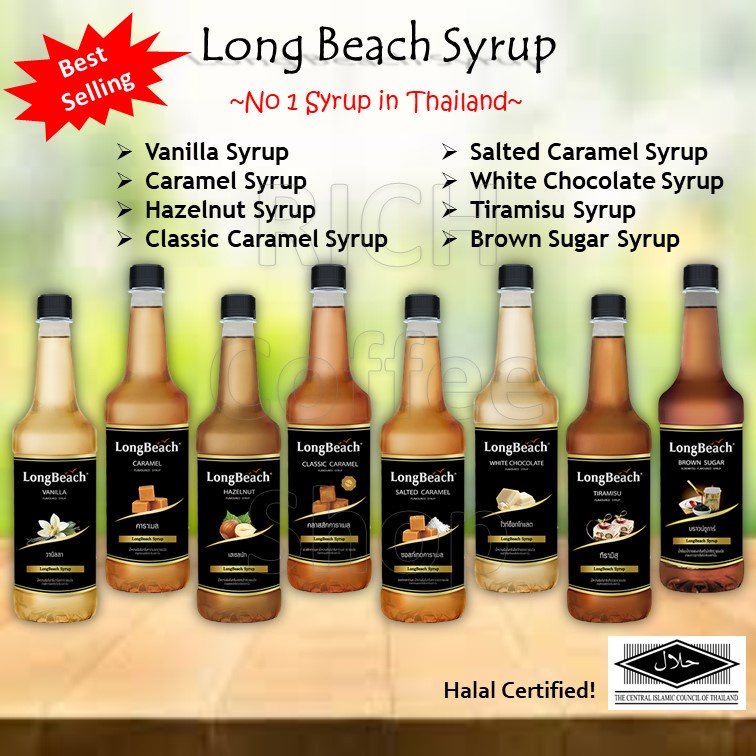 Long Beach Syrup / Kordial LB Syrup TERMURAH Halal 740ml Halal 740ml