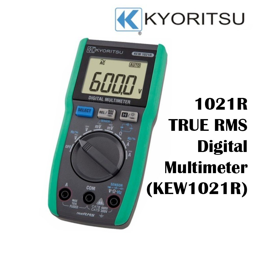 Kyoritsu 1021r True Rms Digital Multimeter Kew1021r Shopee Malaysia