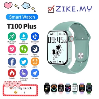 T100plus Series 7 Smart Watch 44MM Smart Watch 1.75inch IPS Full Screen Bluetooth Call Touch Screen Music Fitness watch