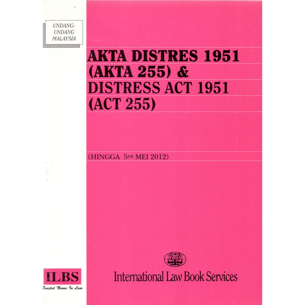 Buy Akta Distres 1951 Akta 255 Seetracker Malaysia