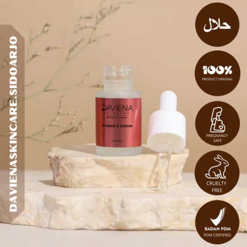 Daviena Skincare Serum Vit C Glowing | Shopee Malaysia