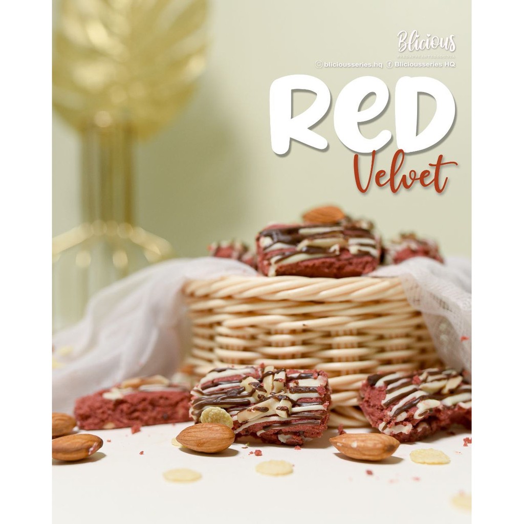 Biskut Cookies Premium Kuih Raya Ramadhan Puasa Blicious Red Velvet Shopee Malaysia