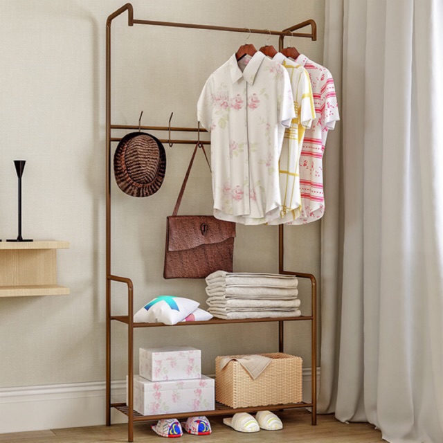 3 In 1 Cloth Hanger Shoe Rack Hooks Organizer Drying Rack Baby Shopee Malaysia