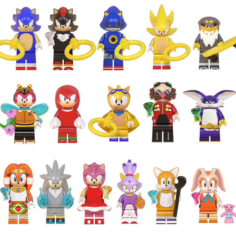 Sonic The Hedgehog The Minifigures Collection Custom 24 Set, 55% Off