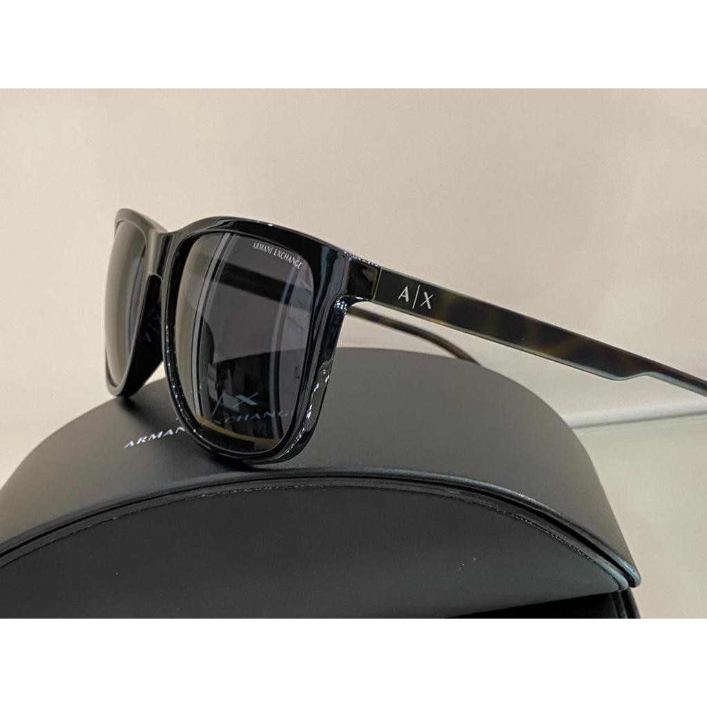 ARMANI EXCHANGE SUNGLASS AX4070SF 815881 COLOR BLACKTORTOISE/GREY POLAR  SIZE 58 145 | Shopee Malaysia