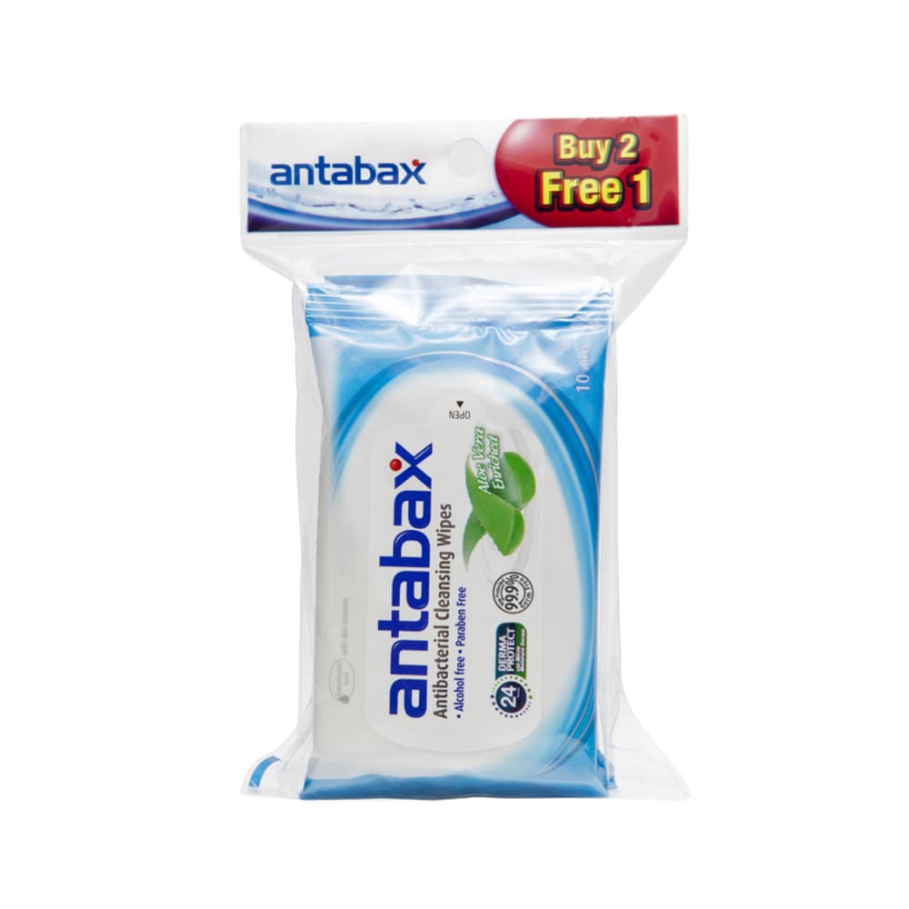 Antabax Antibacterial Cleansing Wipes (3 x 10s) Shopee Malaysia