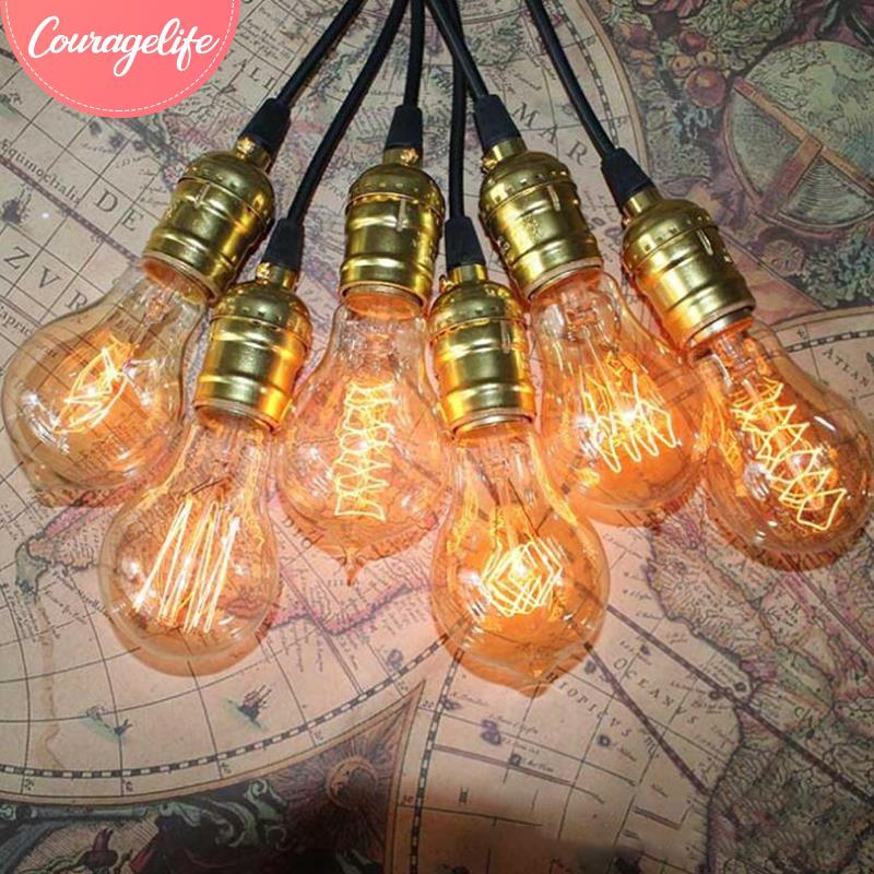 Cou E27 Screw Filament Light Lamp Decorative Lights Chandelier