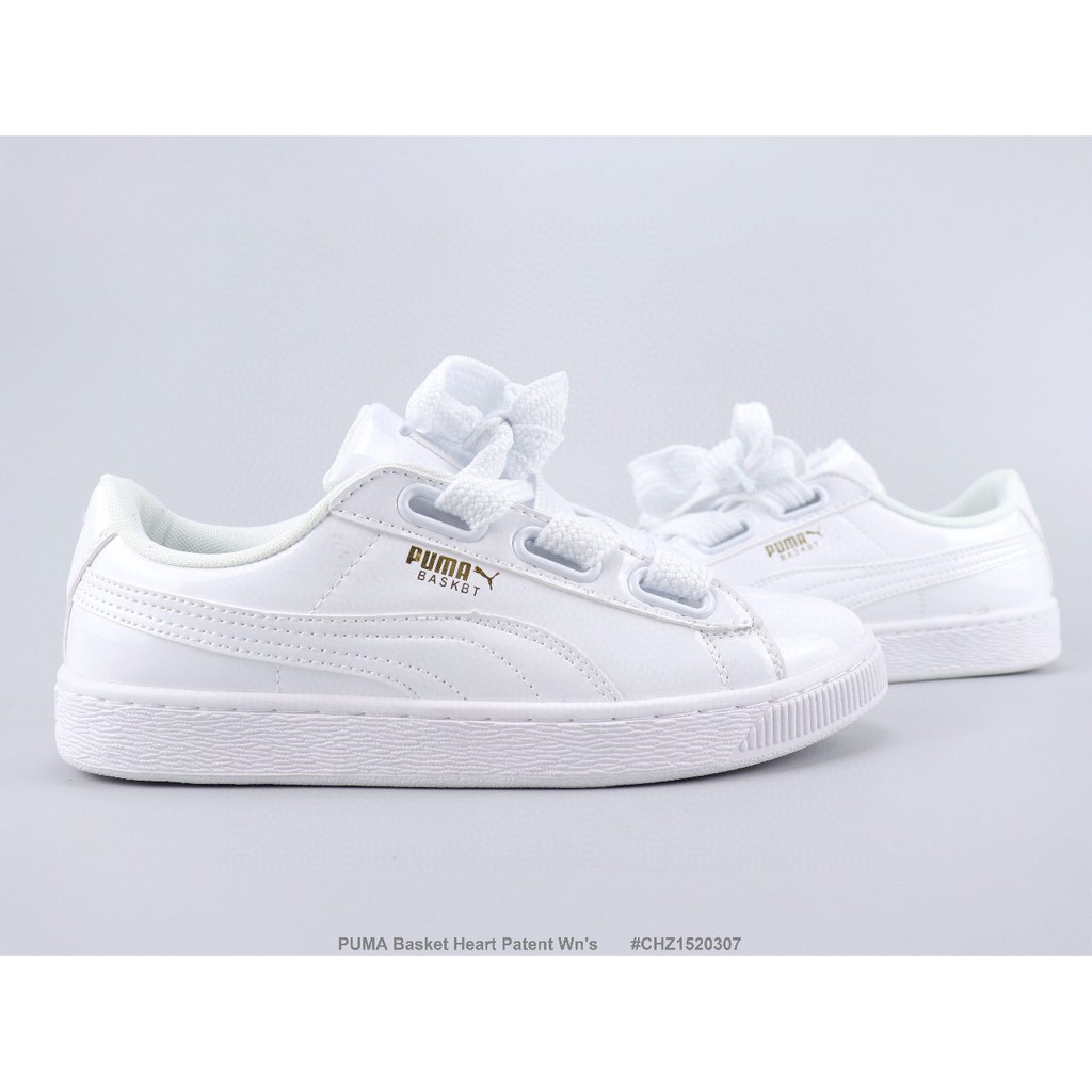 puma basket heart patent wn's