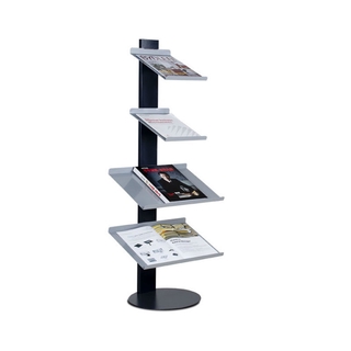 Tekkashop MXSR532 Flat Standing Epoxy Magazines,Books,Brochures & Other Literature Racks Display