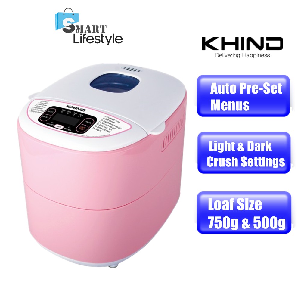 Khind Butterfly Bread Maker Bm750 m 8101 Shopee Malaysia