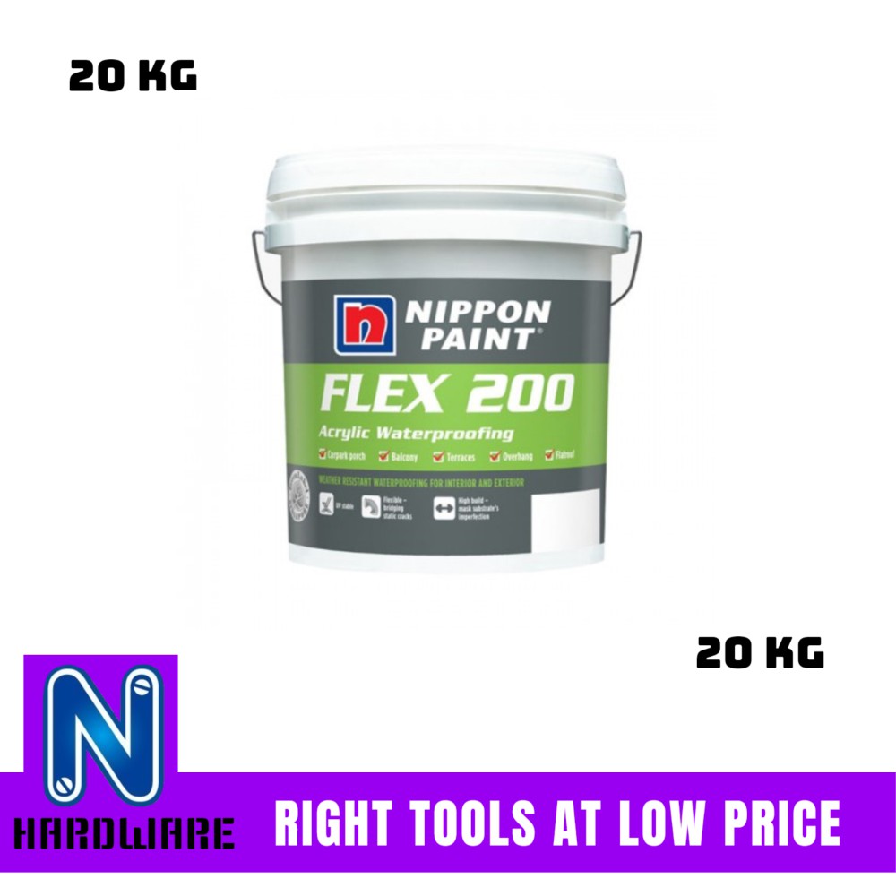 Nippon Paint Acrylic Waterproofing Flex 200 Cat  Kalis  Air  