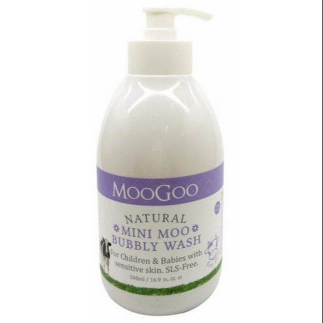 moogoo mini moo bubbly wash