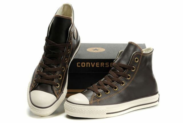 converse high cut leather