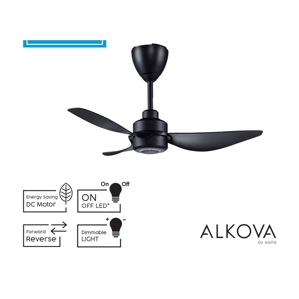 Alkova Ceiling Fan Lit 42