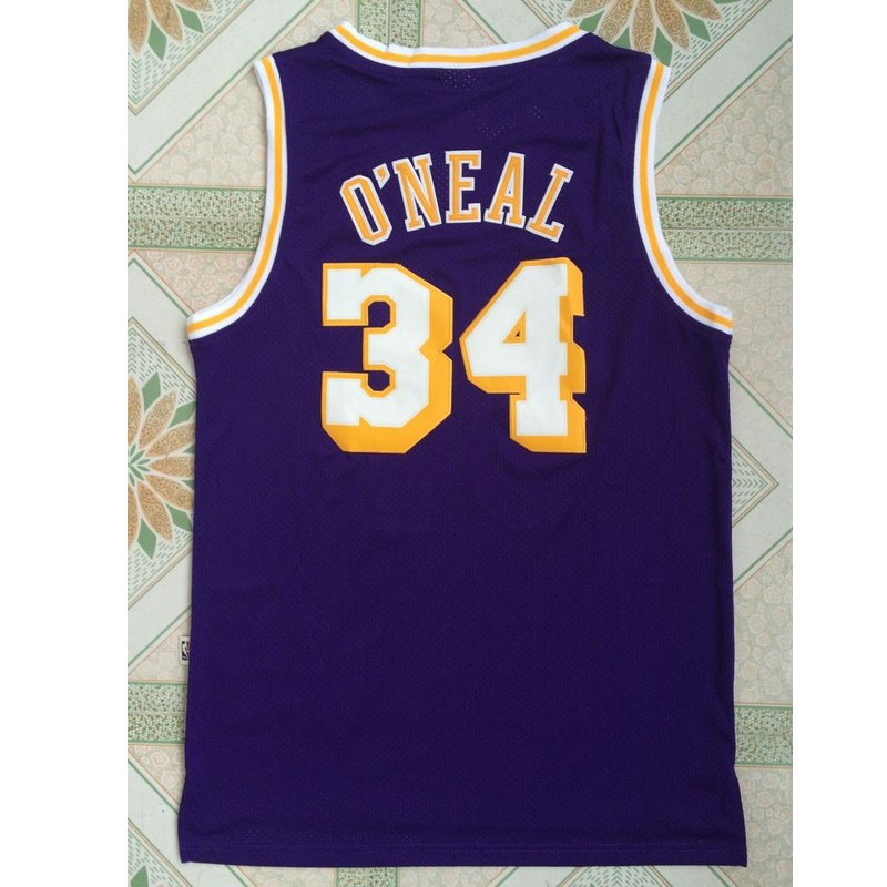 shaq purple lakers jersey