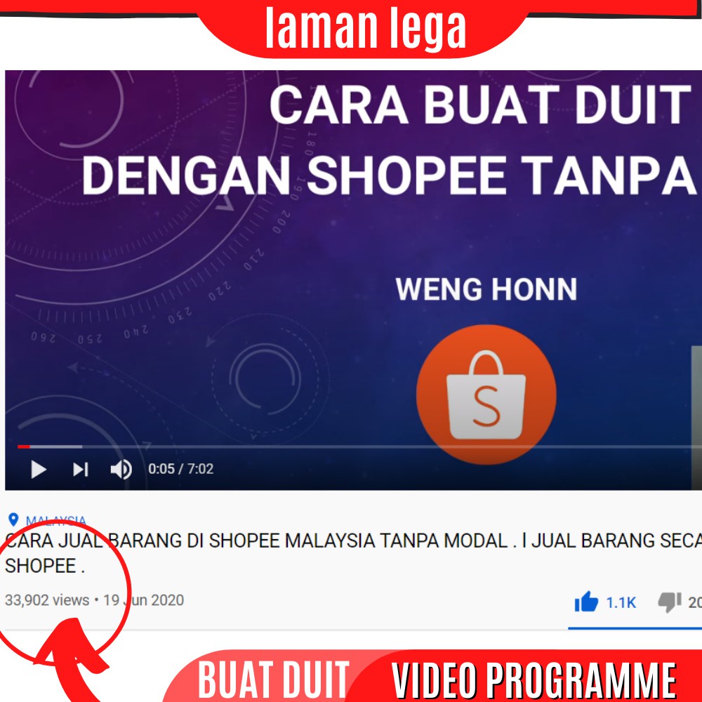 Laman Lega 7 Cara Buat Duit Dengan Youtube Sesuai Untuk Youtube Pemula Yang Nak Buat Duit Dengan Youtube Channel Shopee Malaysia