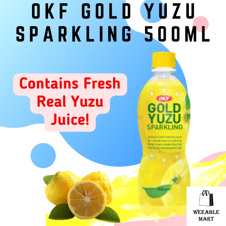 OKF Gold Yuzu Sparkling 500ml Shopee Malaysia