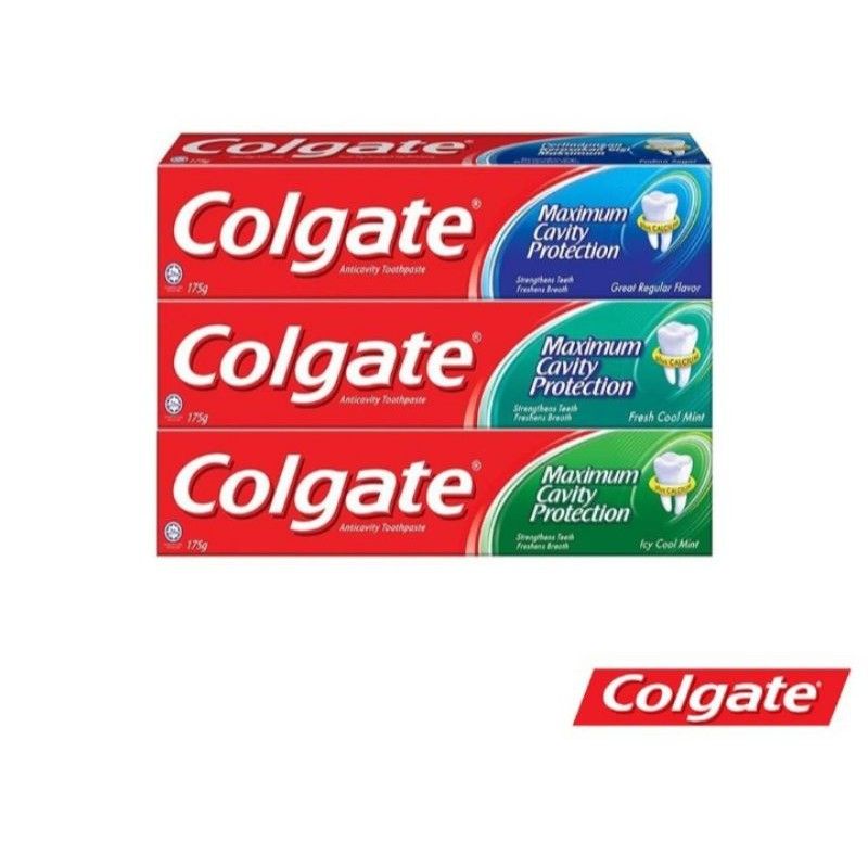 Colgate toothpaste 175g fresh cool mint great regular Shopee Malaysia