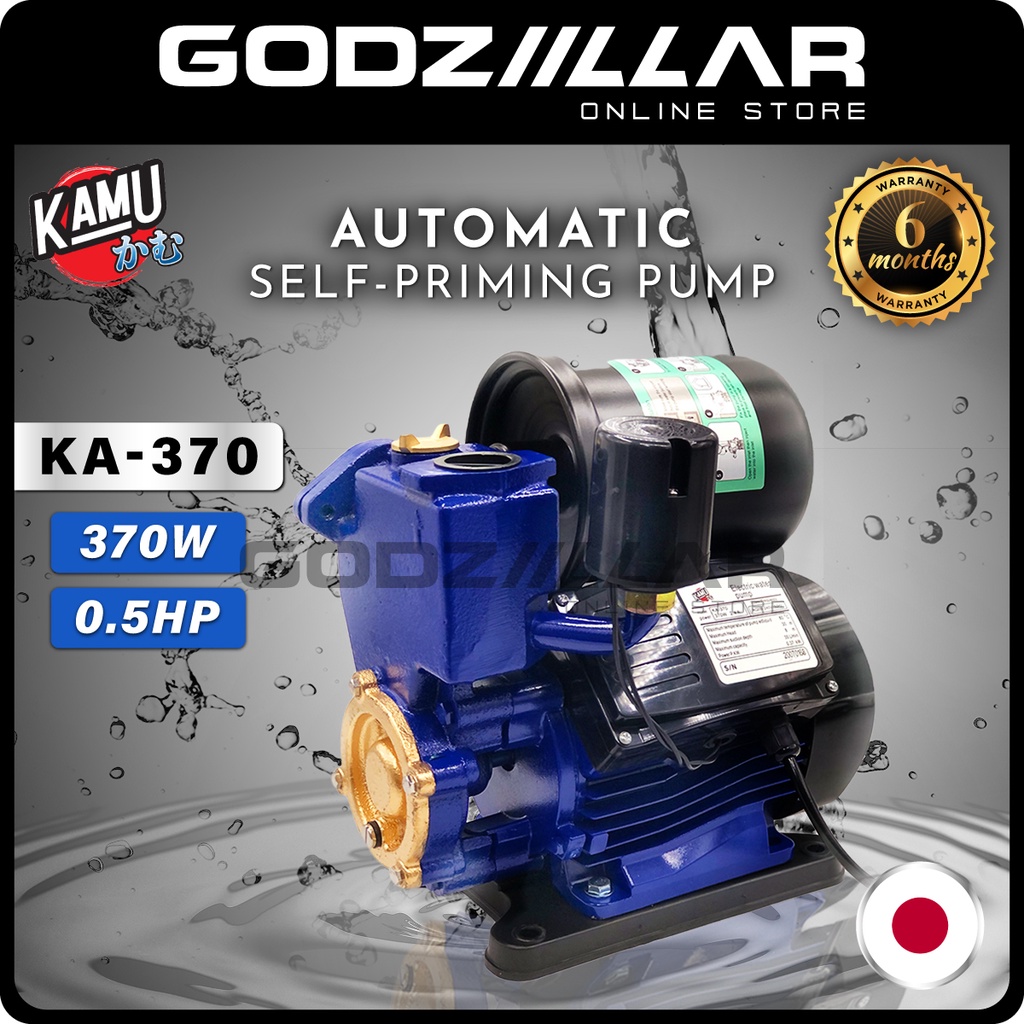 Kamu Automatic SelfPriming Peripheral Water Pump KA370 & KA3702C