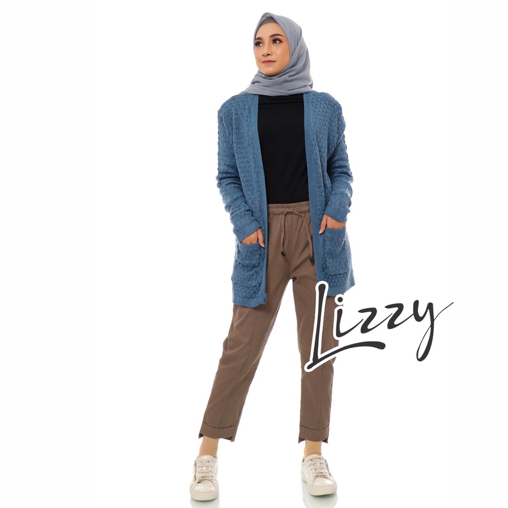 cardigan popcorn shopee