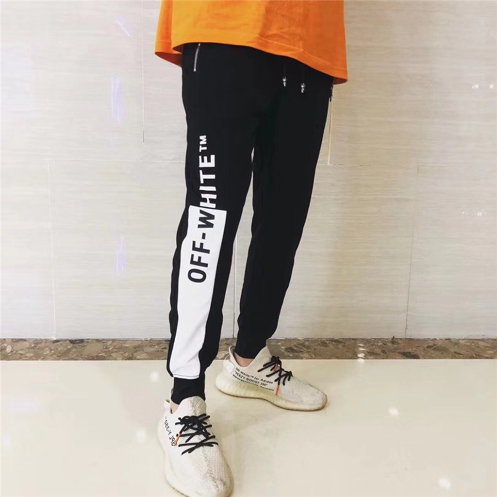 off white sweatpants mens