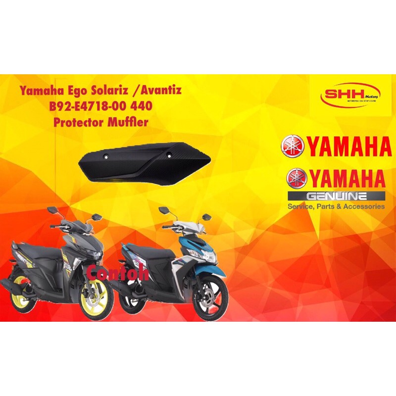 Yamaha Ego Solariz Ego Avantiz Exhaust Cover Protector B92 E4718 00 440 01 Plte Shopee Malaysia