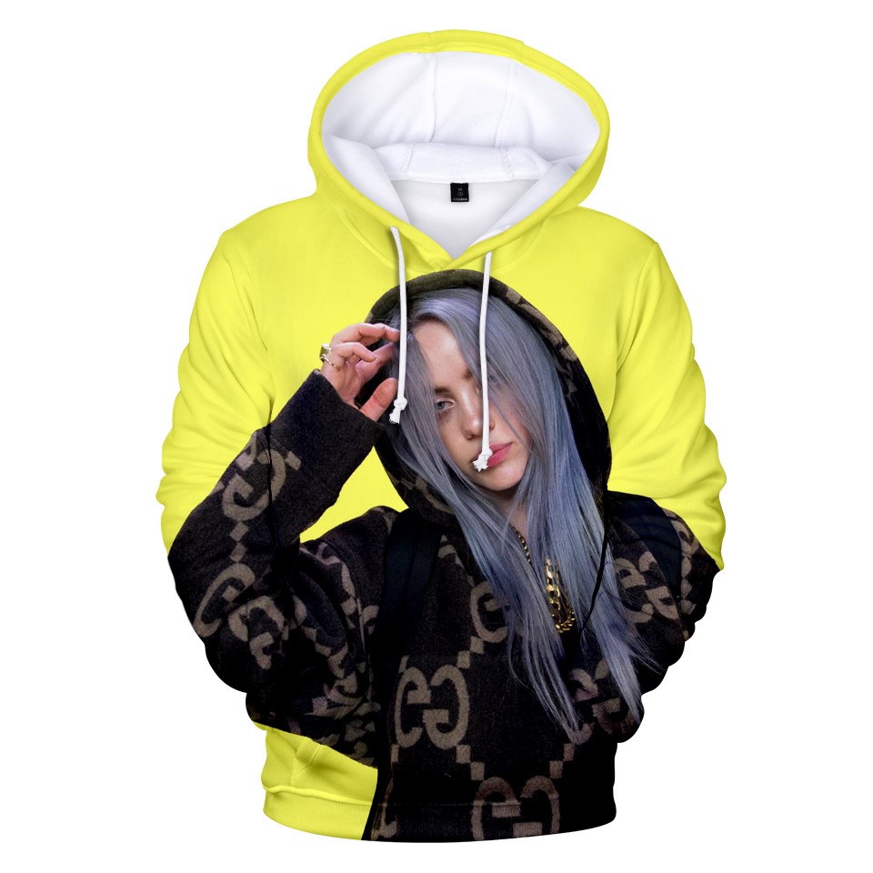 billie eilish zip up hoodie