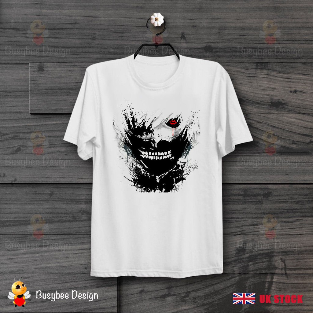 Tokyo Ghoul Anime Japan T Shirt Men Printed Funny T Shirt Black Shirts Fashion