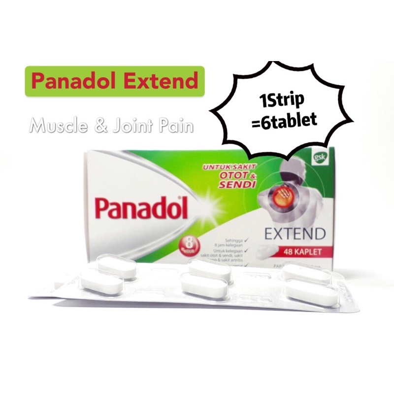 panadol-extend-muscle-joint-pain-1strip-6tablet-shopee-malaysia