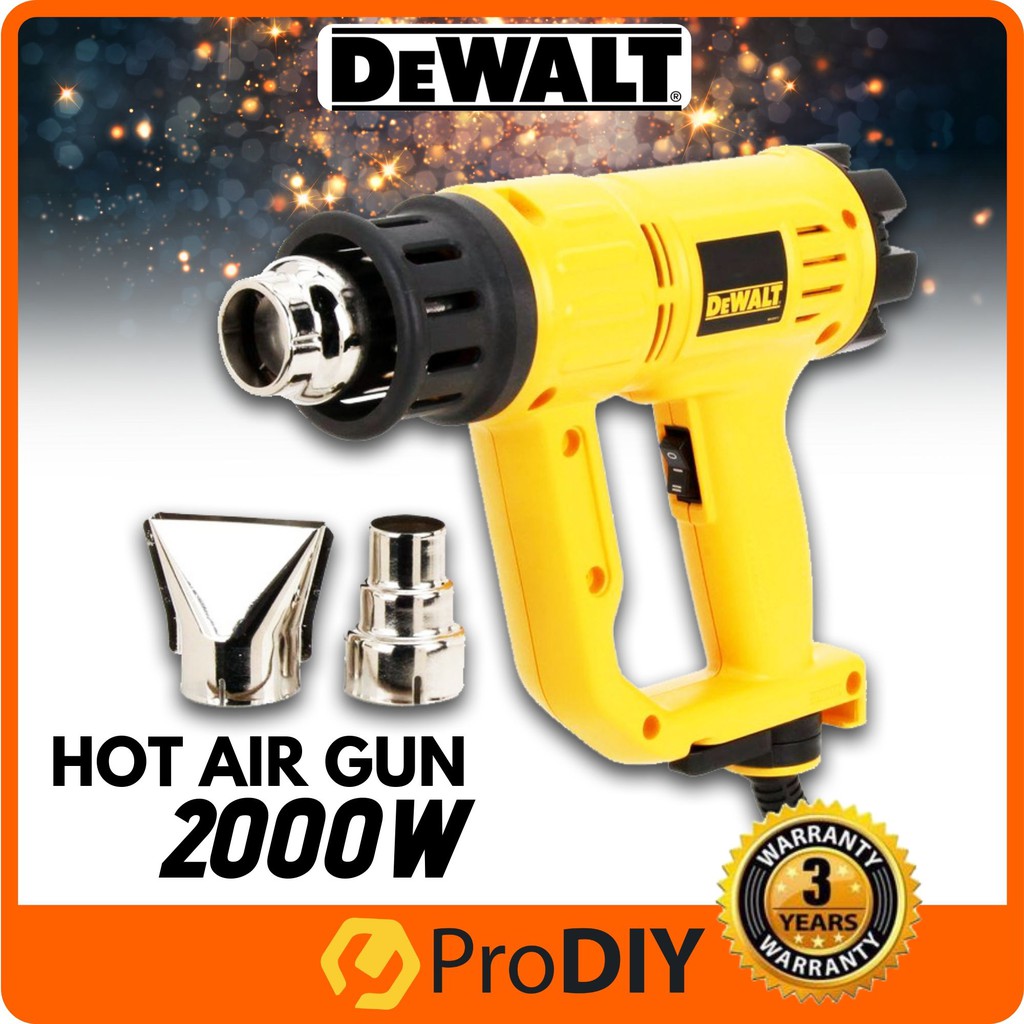 DEWALT D26414 2000W Digital LCD Control Hot Air Gun Heat Gun