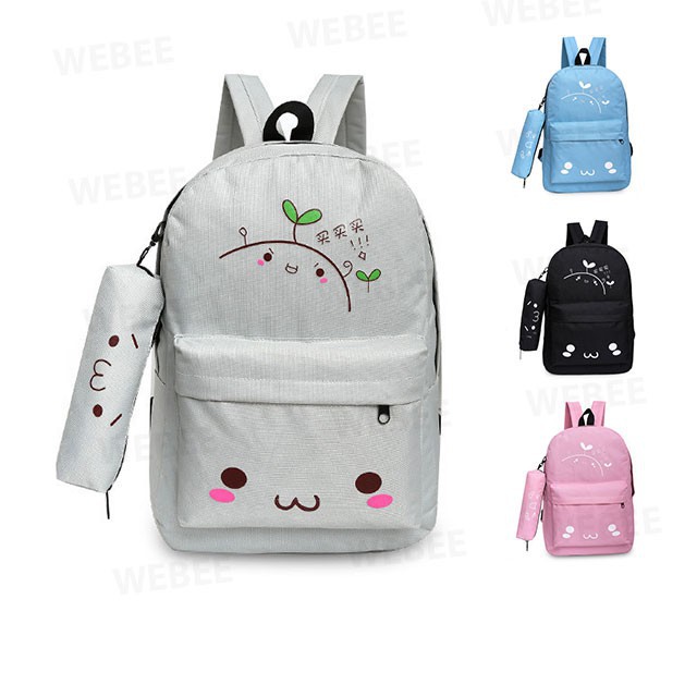 Cute Korea School College Student Backpack Pencil Case Bag Beg Galas ...