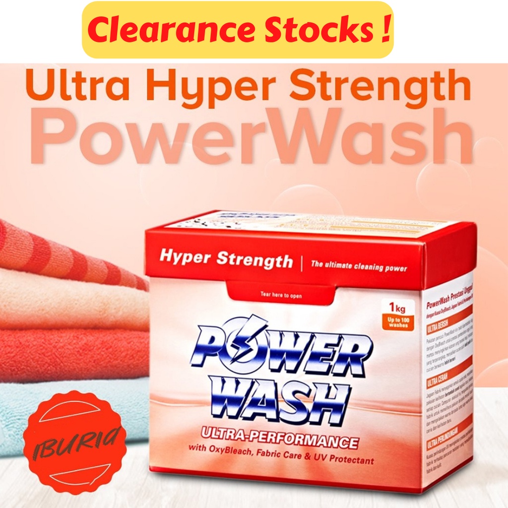 Cosway PowerWash Laundry Powder Detergent Hyper Strength/ Super
