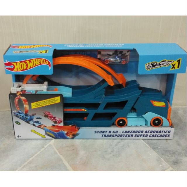 hot wheels stunt n go hauler