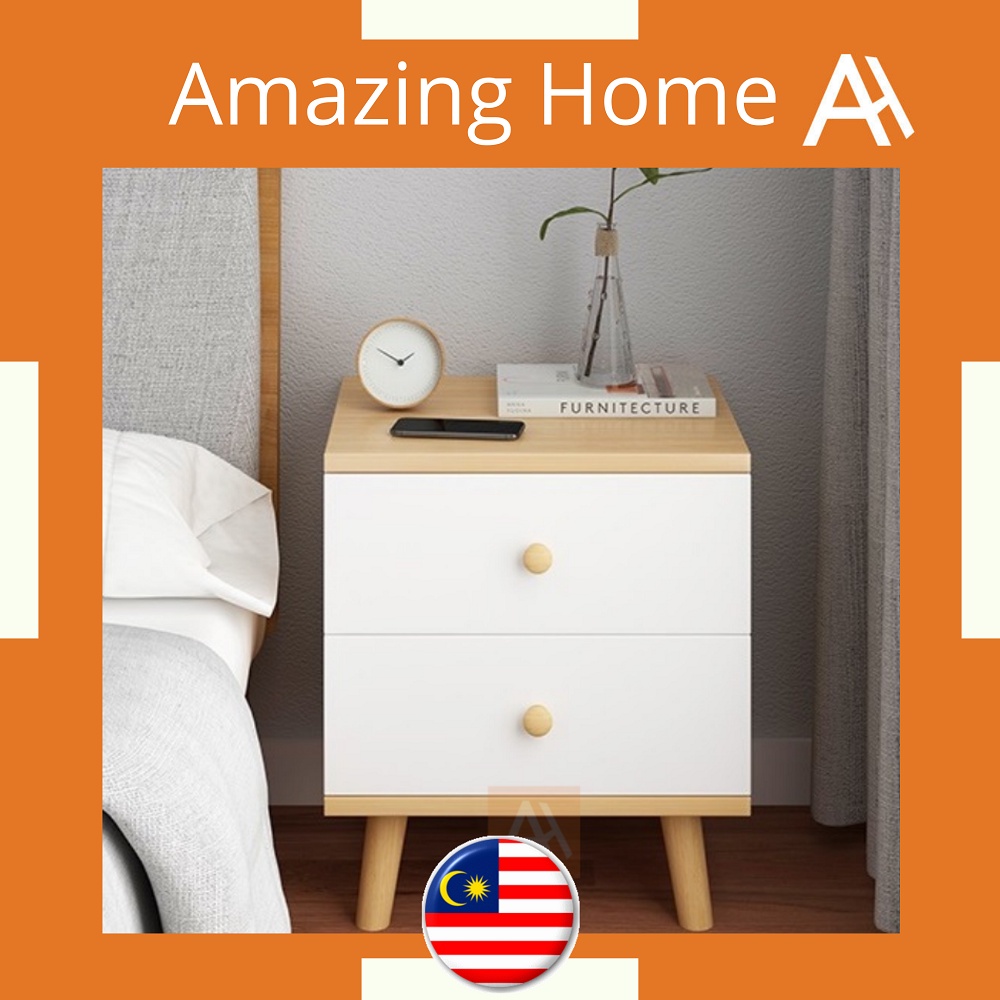 Buy AmazingHome Modern Simple Bedside Cabinet Bedside Table Side 