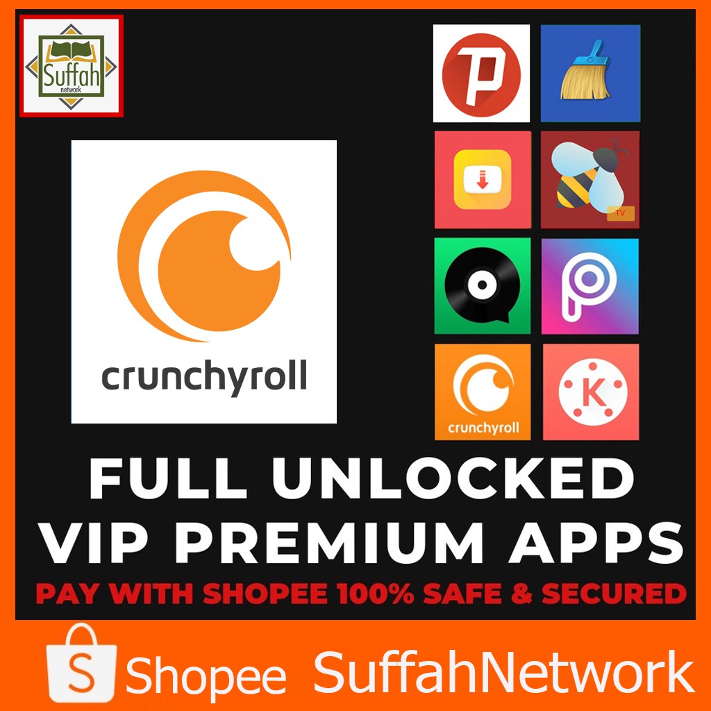 🔥SUFFAH🔥 Crunchyroll Unlimited VIP⭐ Get Free Gifts 8 in 1 Full Unlocked