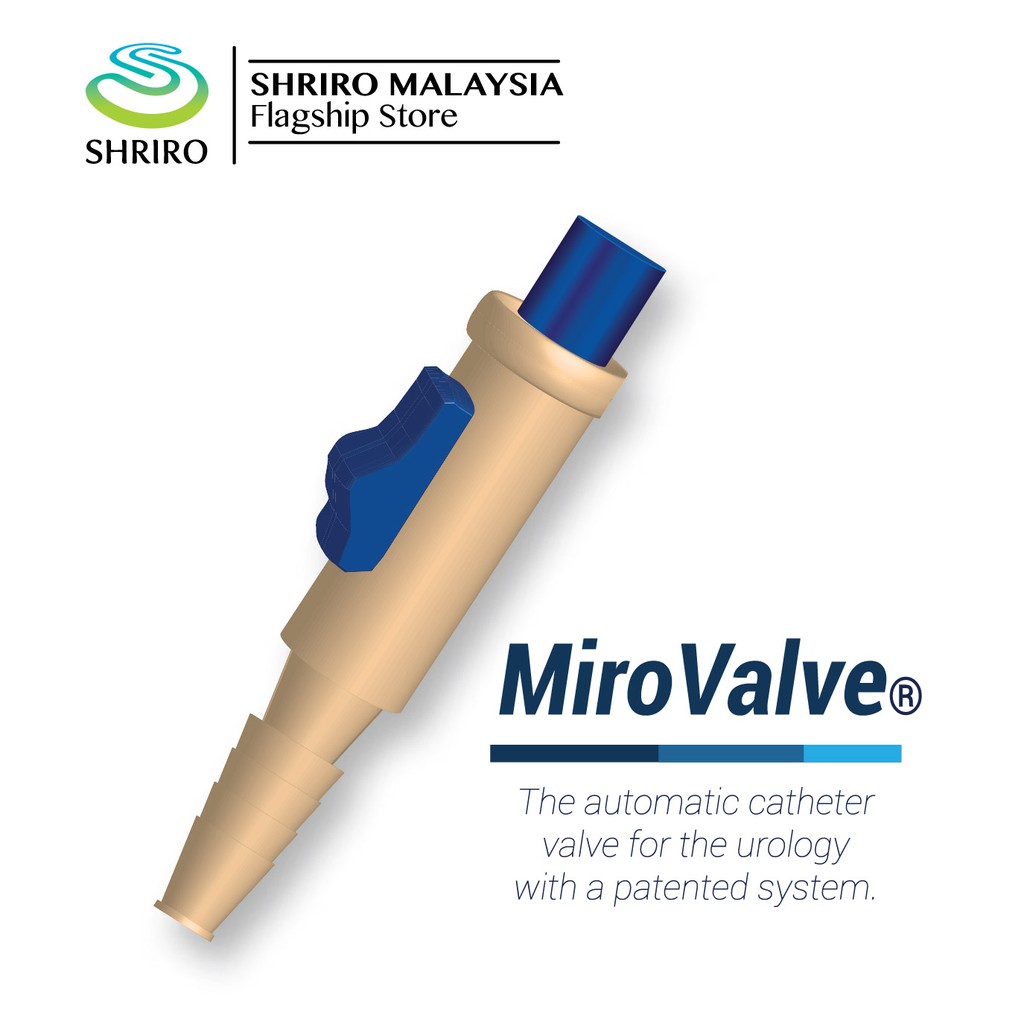 MiroValve Automatic Catheter Valve For The Urology With A Patented