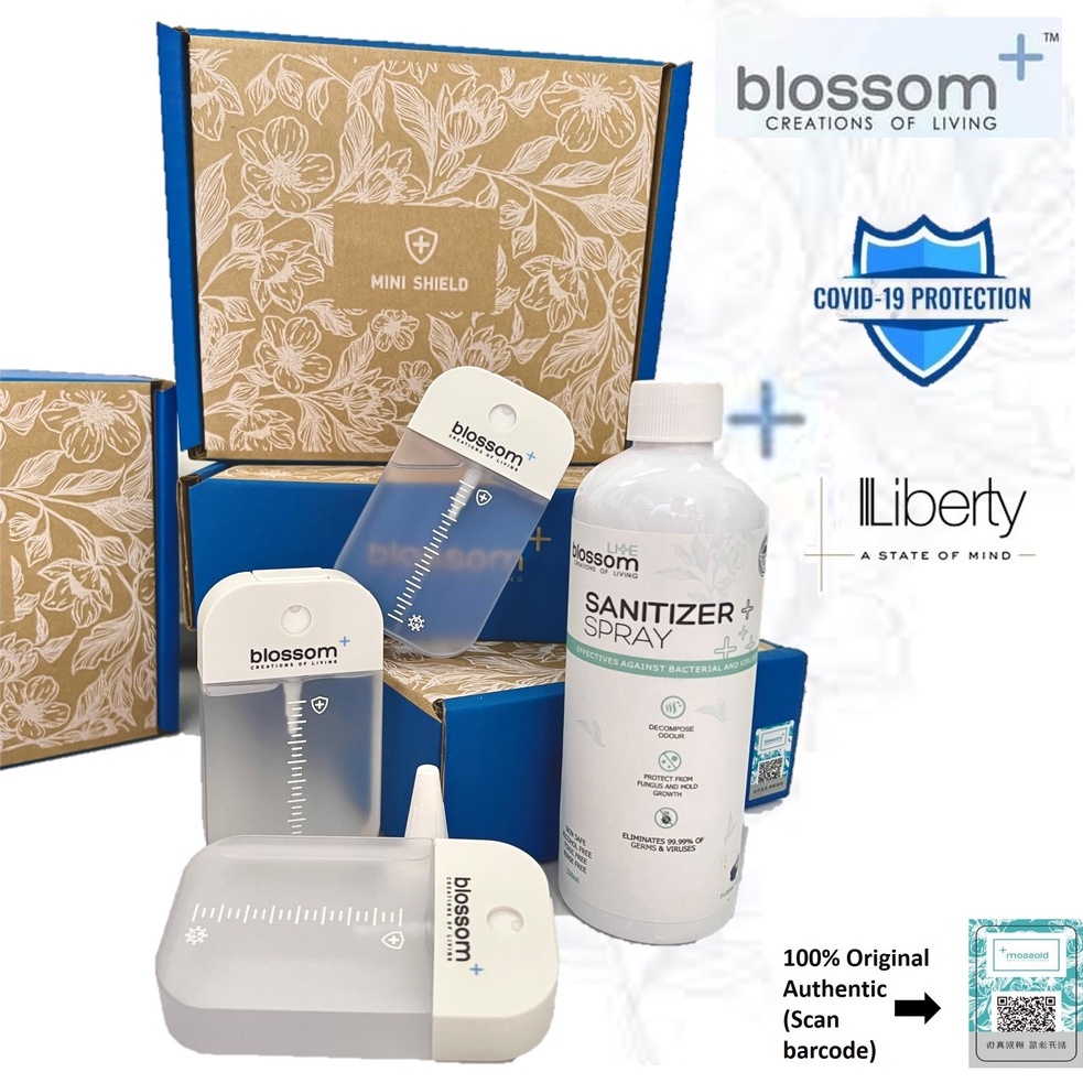 Blossom Sanitizer Spray & Hand Sanitizer Pocket Spray Alcohol-Free suitable for all ages kill 99.9% germs 消毒水喷雾 消毒液