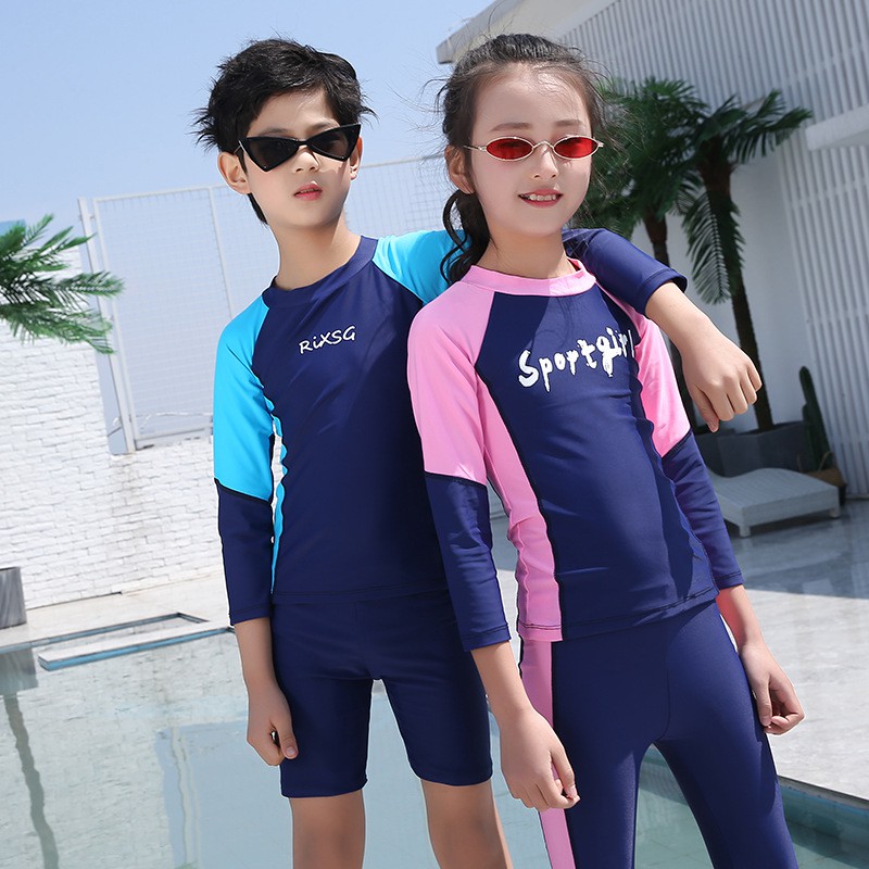 boys long sleeve swimsuit