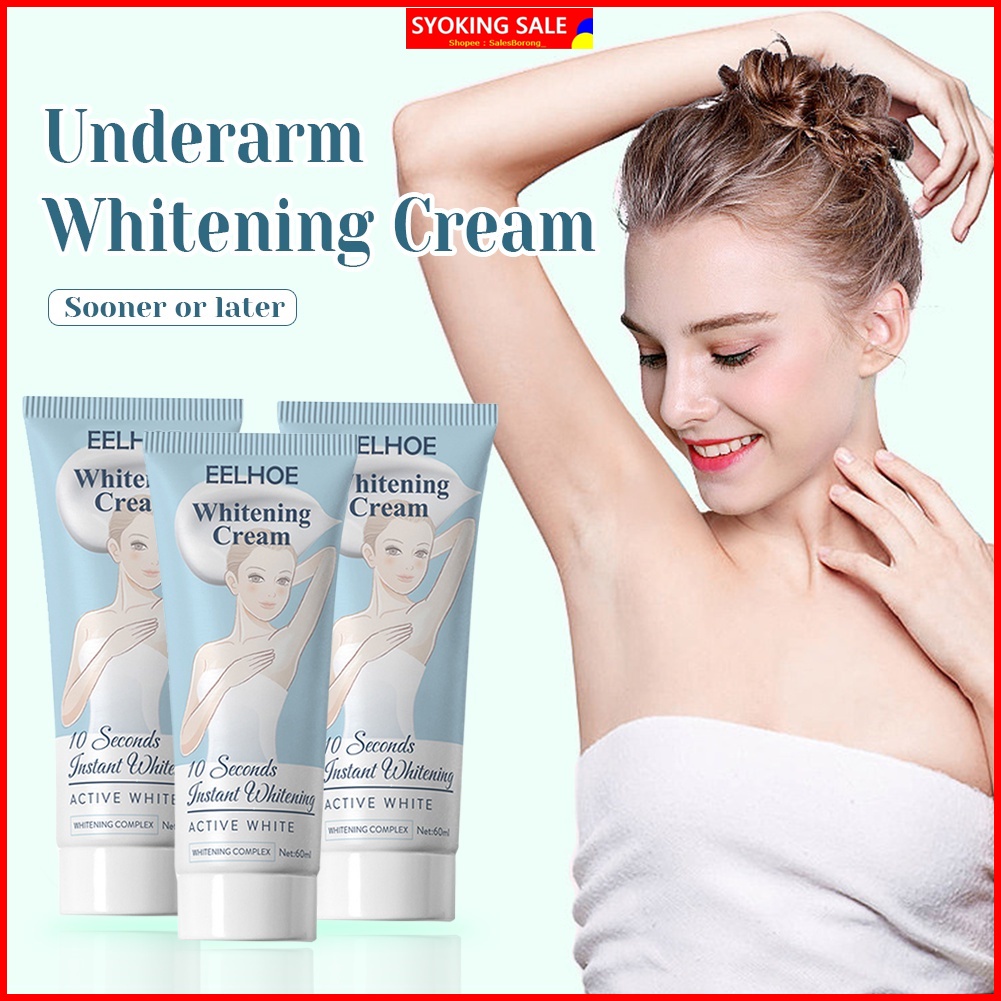 EELHOE Underarm Whitening Cream Brightening Armpit Whitening Cream Neck Knees Private Parts Body