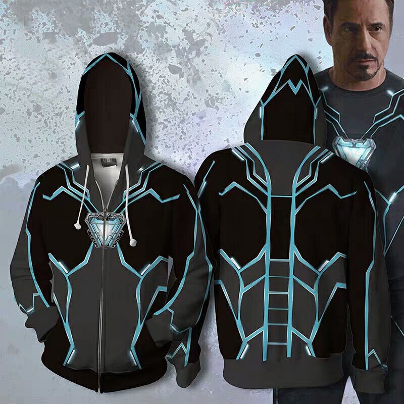 iron man jacket hoodie