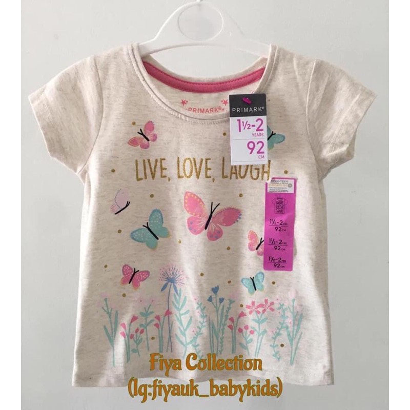 Primark Shirts Girls Shopee Malaysia