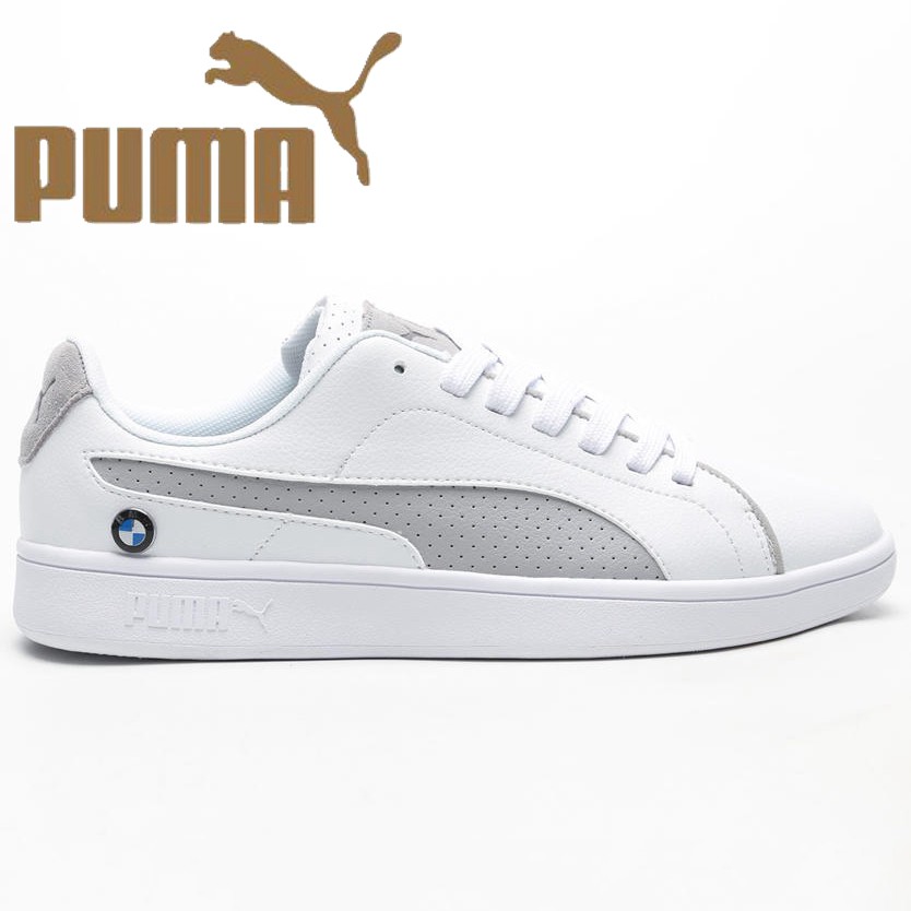 BMW x Puma sneakers men Smash V2 casual shoes leather panel shoes | Shopee  Malaysia