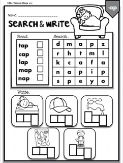 printable phonics worksheets cvc fluency bundle kindergartenfirst