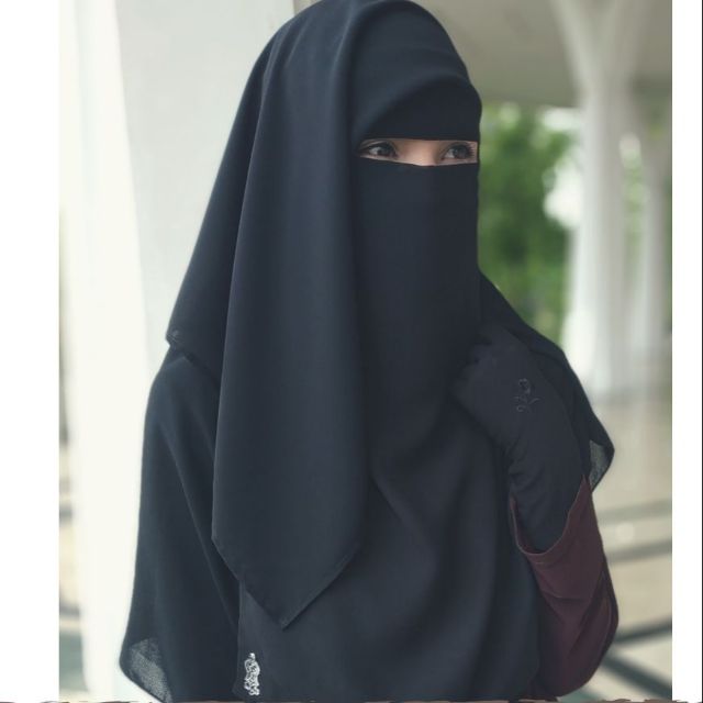 Hzs Niqab Sufi - 2 Layer Niqab - Box Style - Ya Ruhie Ya Fatimah 