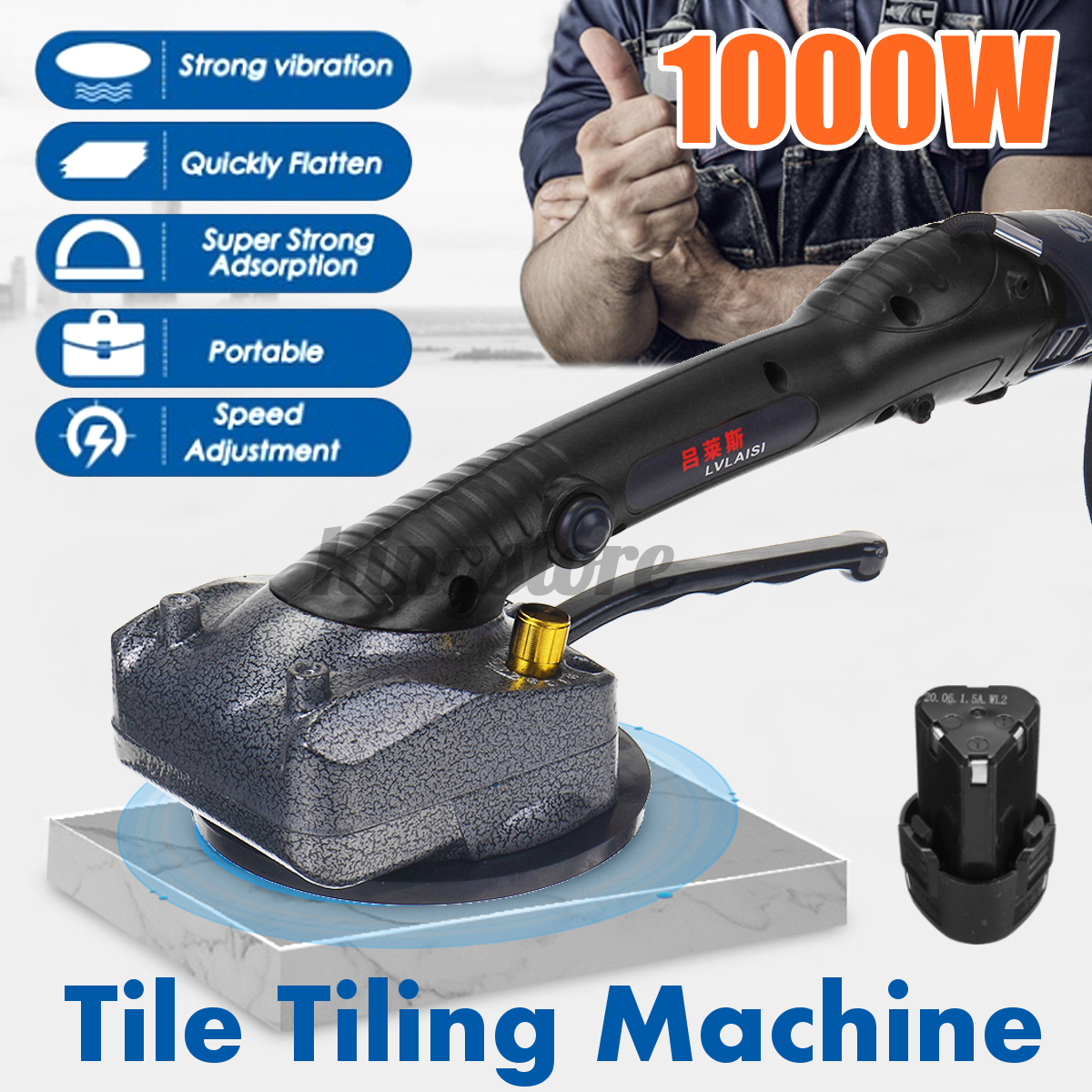 1000W Tile Tiling Machine For 800x800mm Tiles Floor Plaster Machine ...