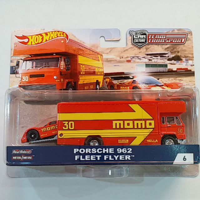 hot wheels team transport porsche 962