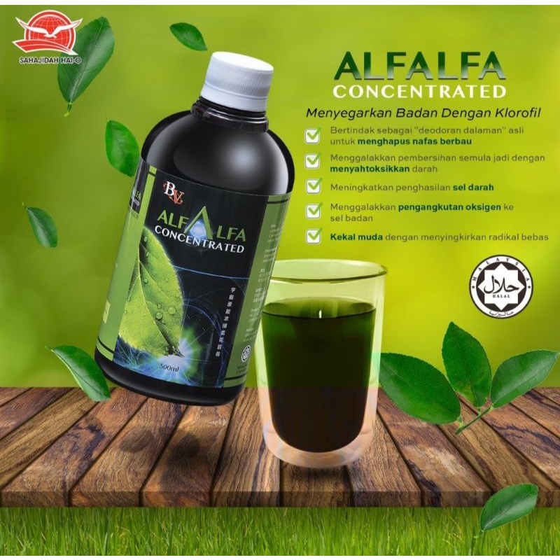 Bio Velocity Alfalfa Concentrated 能量浓缩紫花苜蓿叶绿素液 竹盐喝的一小包 Shopee Malaysia